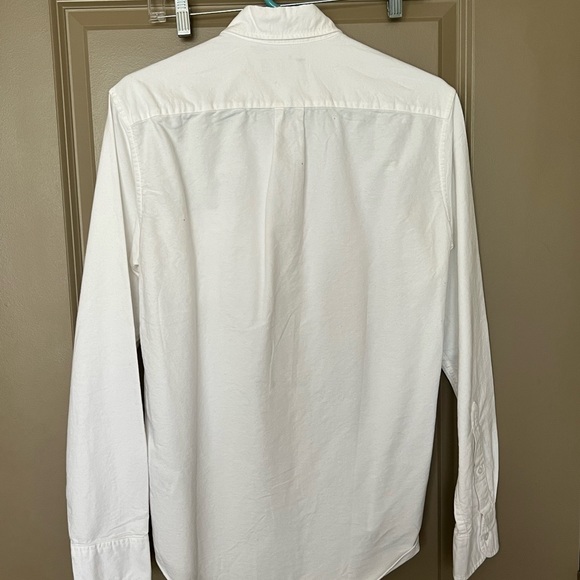 J Crew Mens White Non Iron Button Down Size Small - Picture 2 of 3